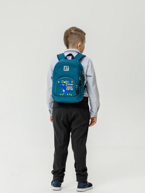 Рюкзак для мальчика 3709-20 KID бирюза